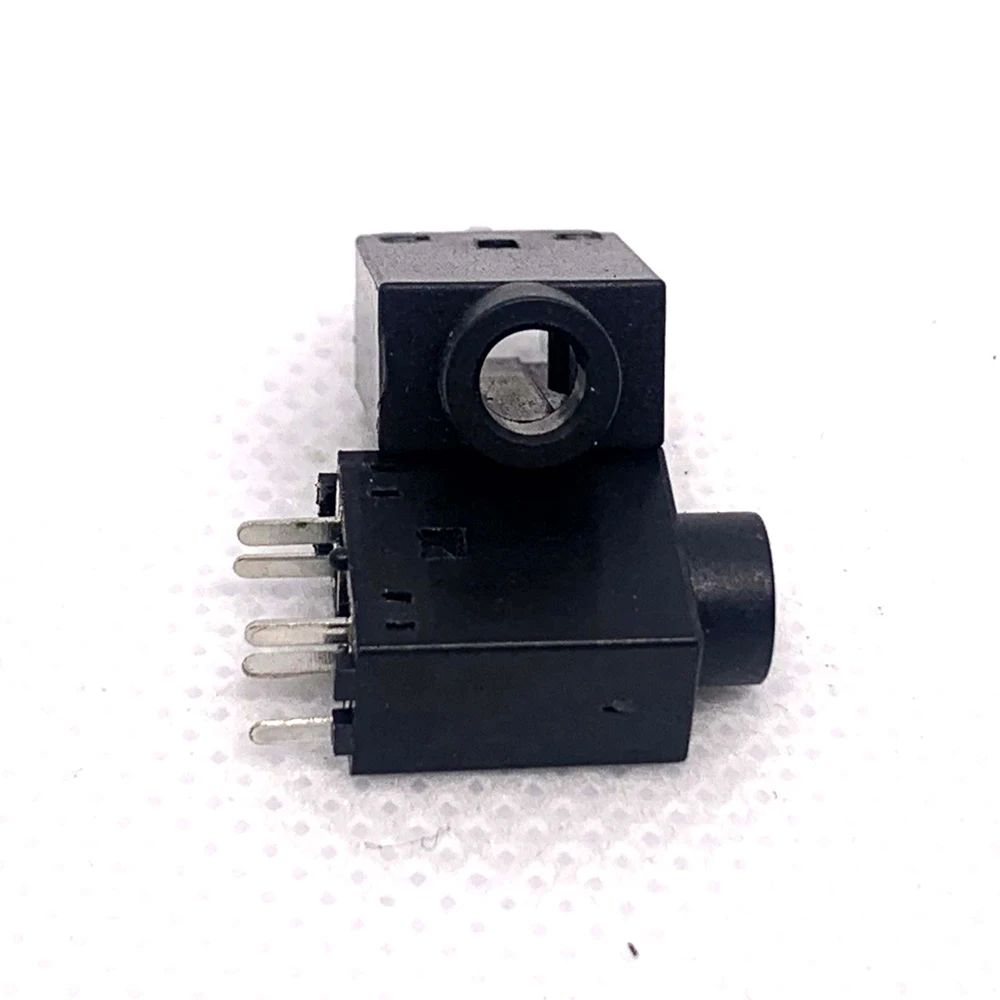 10Pcs Black PJ-358 DC30V 1A 3.5MM Audio Socket Connector Vertical 5Pin DIP-5PJ358