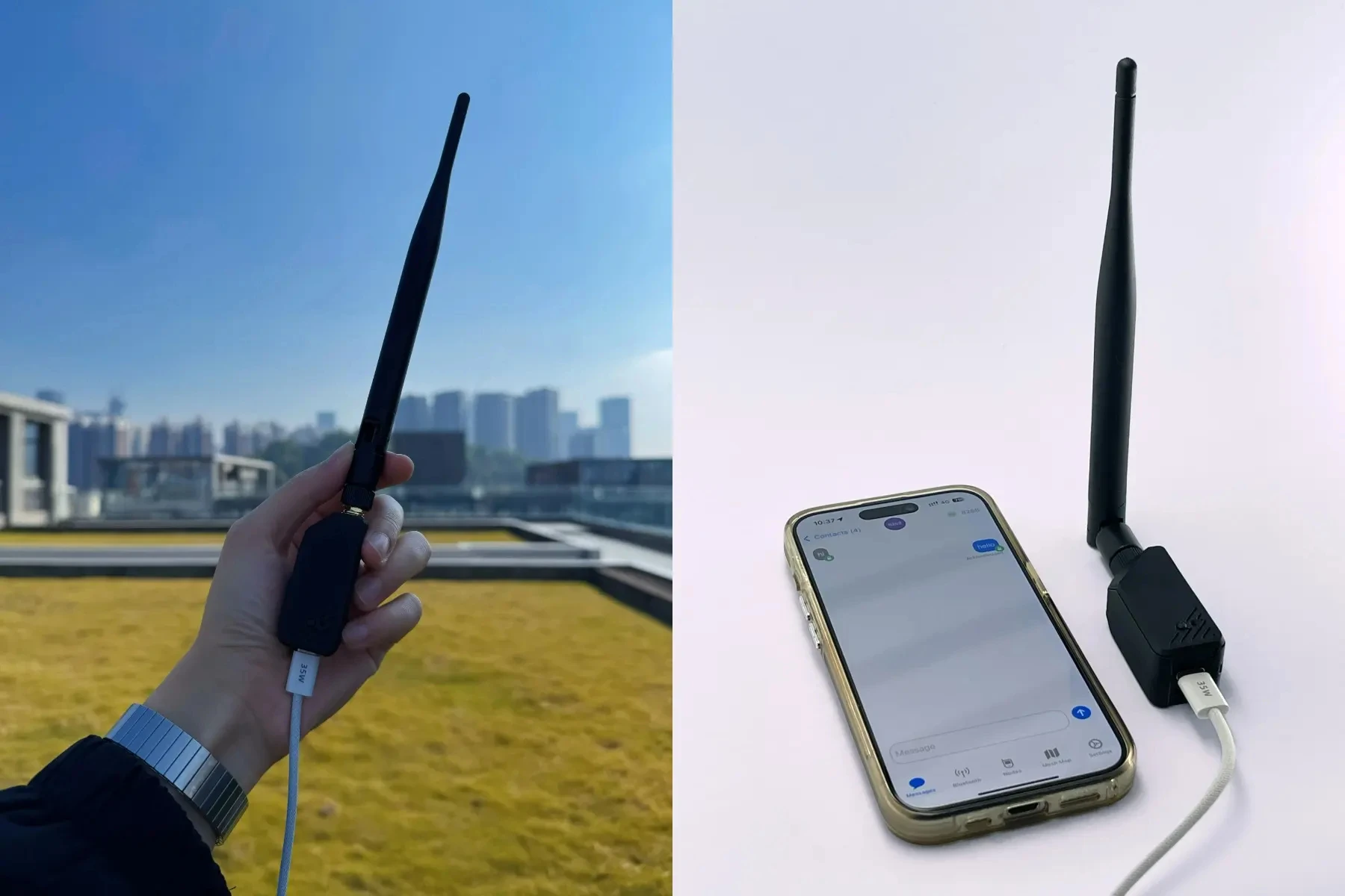 Kit XIAO ESP32S3 & Wio-SX1262 dengan casing 3D untuk Meshtastic & LoRa