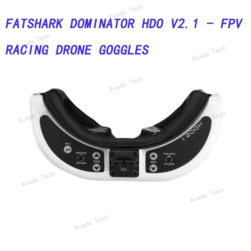 Avada Tech FATSHARK DOMINATOR HDO V2.1 - FPV RACING DRONE GOGGLES he HDO 2.1 goggles feature 1280 x 960 OLED panels