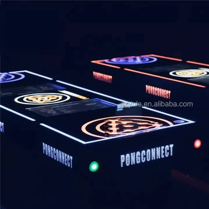 Mesa de Beer Pong con sensores de luz Mesa de Beer Pong Mesa de Beer Pong interactiva electrónica