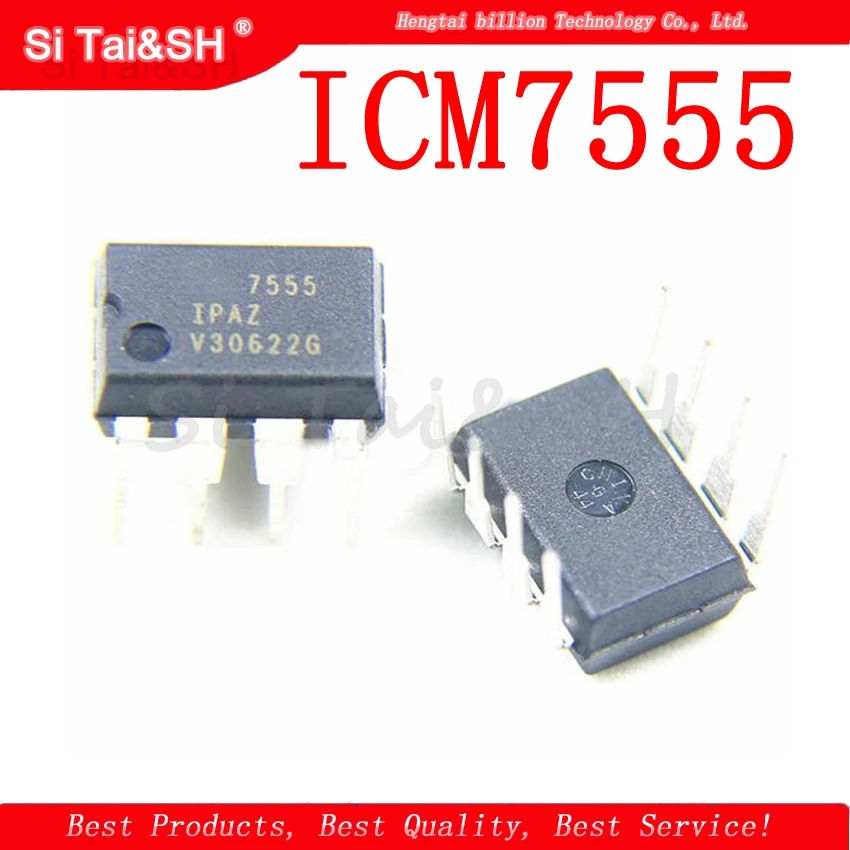 10pcs/lot IC integrated circuit chip ICL7555IPAZ ICM7555 7555 DIP8