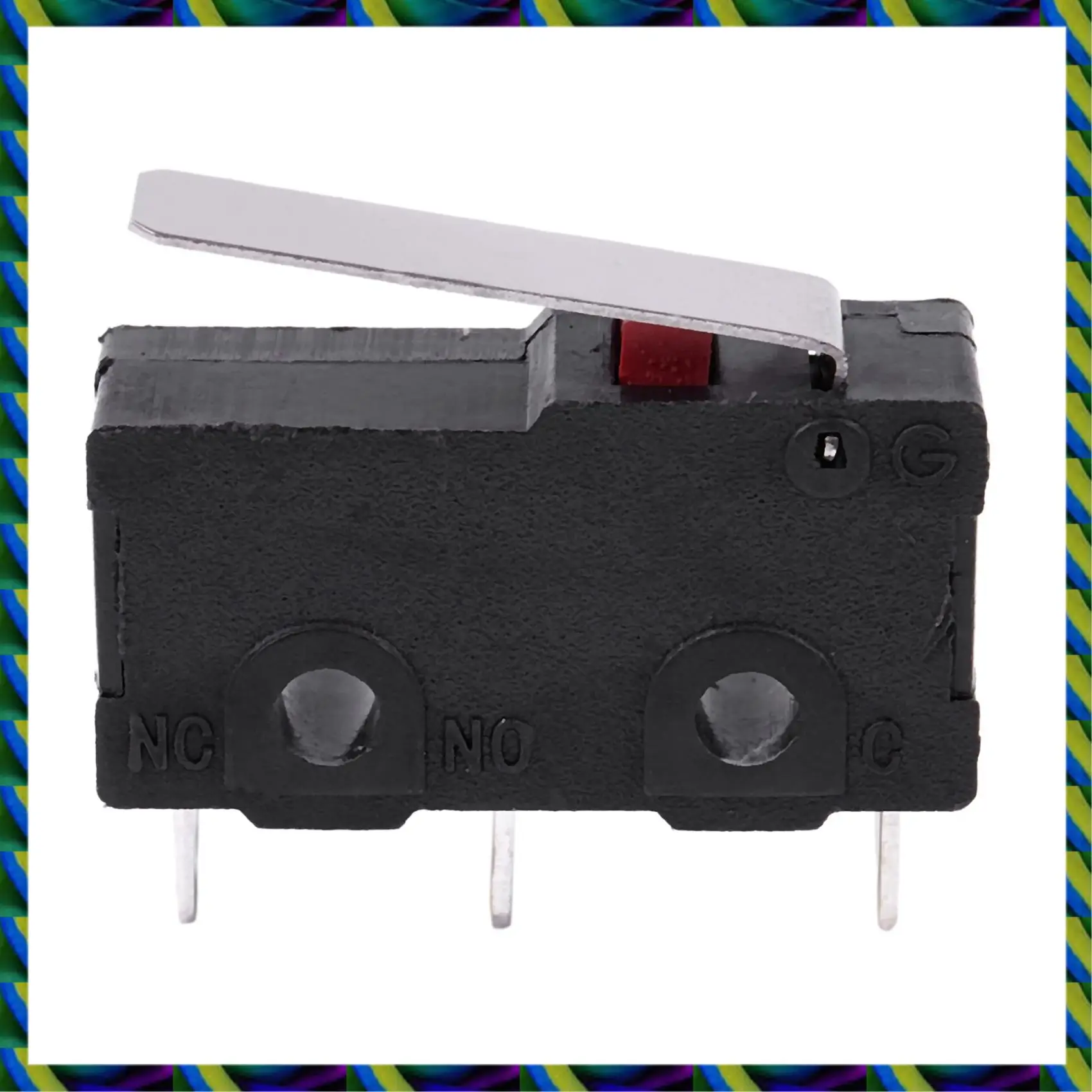 يوميا 60 قطعة التيار المتناوب 125 فولت 250 فولت 5A SPDT 3-Pin لحظة البلاستيك مايكرو الحد التبديل أسود + فضي