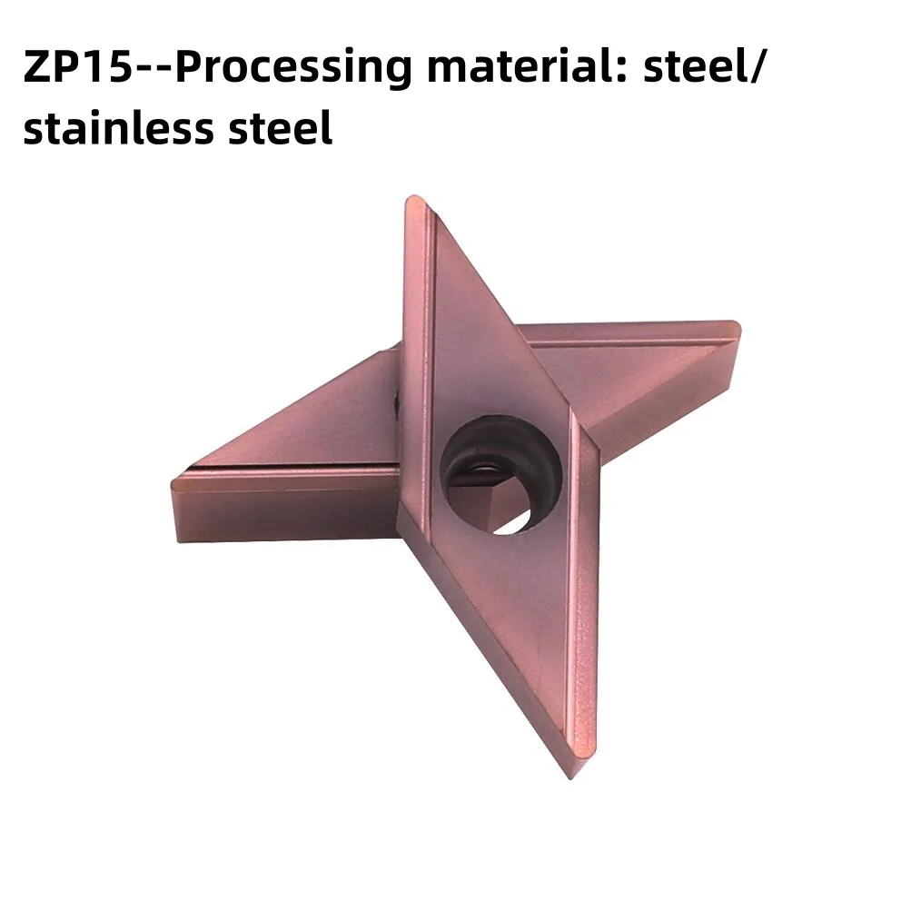 5pcs VBGT 1103 R/L-H CNC Automatic Lathe Heart Machine High Hardness Titanium Alloy Precision Turning Inserts Threading Blade