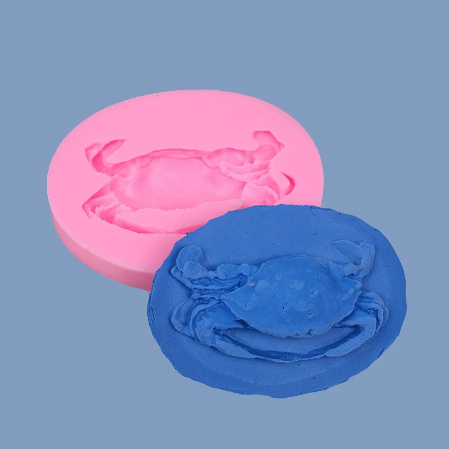 Crab Shape Silicone Mold Chocolate Cake Pudding Jelly Silicone Mold DIY Fudge Cake Decoration Tools