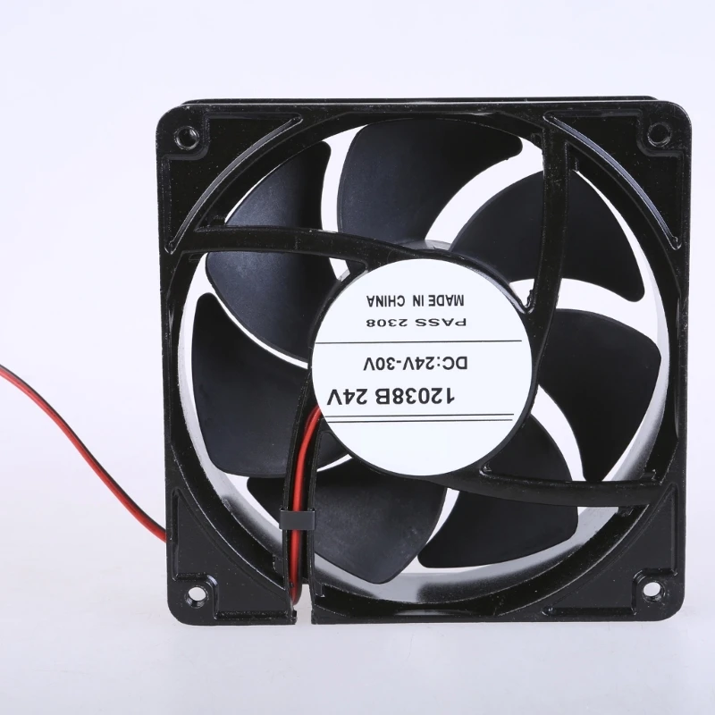 

12038 24V 6.70W 12038 Metal Fan 12CM Welding Machine Fan Barbecue, Kitchen Dropship