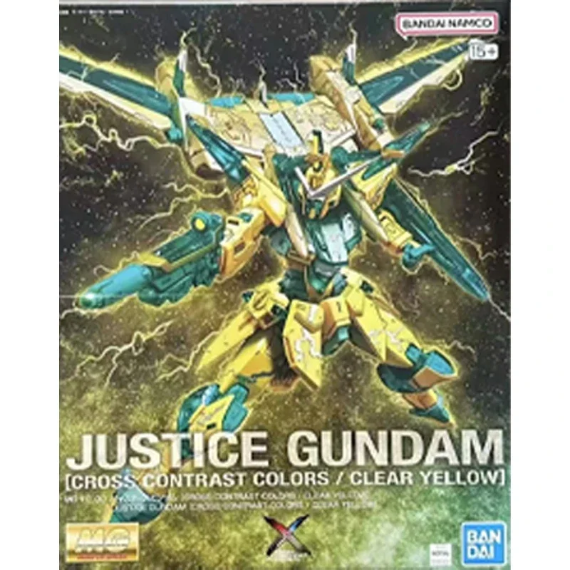 Oryginalny model do składania Bandai GUNDAM MG Series JUSTICE Anime Figurka Akcji Zabawki Kolekcjonerskie Ozdoby Prezenty Dostępne od ręki