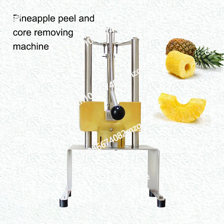 Commercial High-Speed Pineapple Peeling Machine New Fruit Slicer with Bearing Core for Farm Industries on Sale