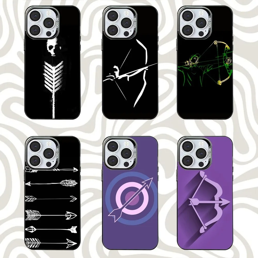 

Archery Sport Phone Case For iPhone 16,15,14,13,12,11,Mini,Pro,SE,MAX Black Matte Shockproof Cover