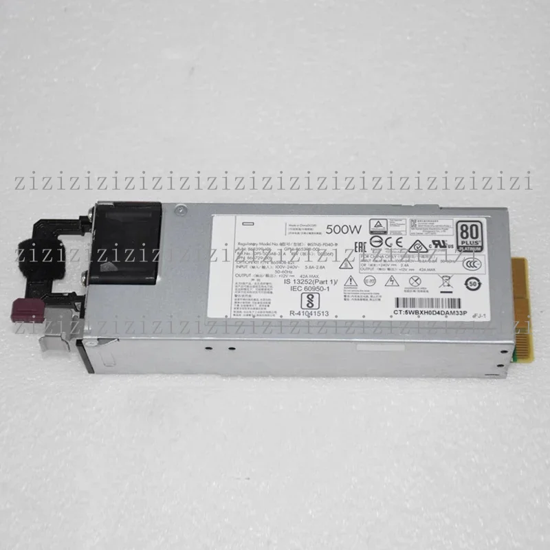 .. Nuevo Original 500W para HP DL380 G10 Gen10 500W fuente de alimentación del servidor HSTNS-PL40-1 865398-001 866729-001 865399-201 865408-B21