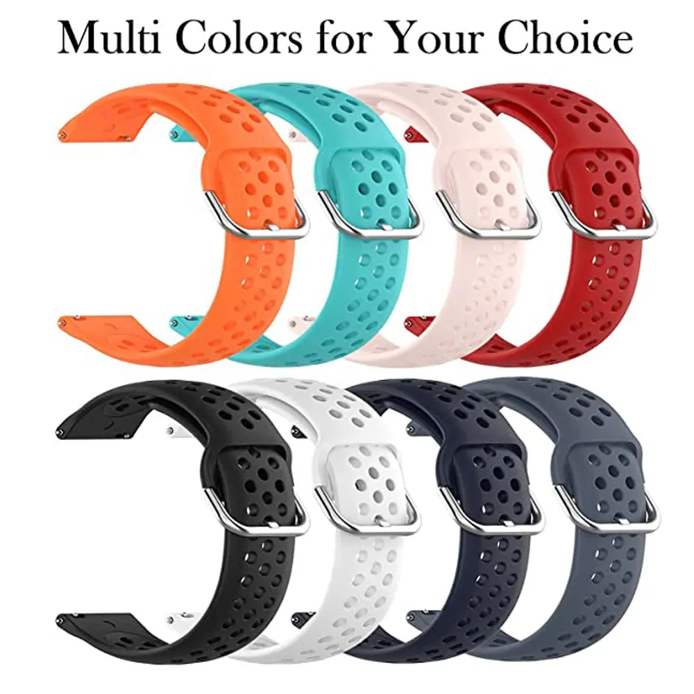 20Mm Silicone Dây Đeo Cho Samsung Galaxy Đồng Hồ 4 Ban Nhạc 40Mm 44Mm Đồng Hồ Thể Thao Ban Nhạc Cho Galaxy Đồng Hồ 4 Cổ Điển Ban Nhạc 42Mm 46Mm