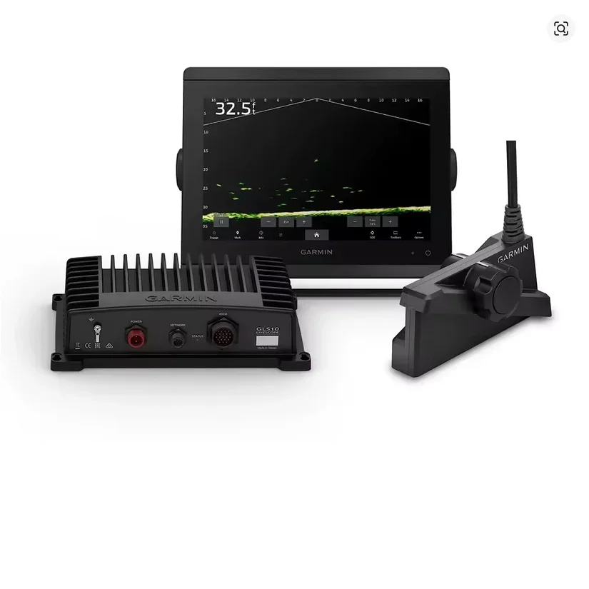 

FAST SHIPPING Garmin Panoptix Livescope Plus - With LVS34 Transducer And GLS 10 Sonar Black Box
