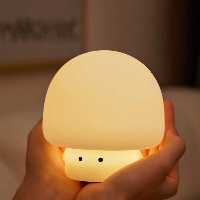 Night Light Panda Capybara Axolotl Lamp Cute Animal Silicone Night Light Rabbit USB Recharge Lamp Room Decoration Gift for Kids