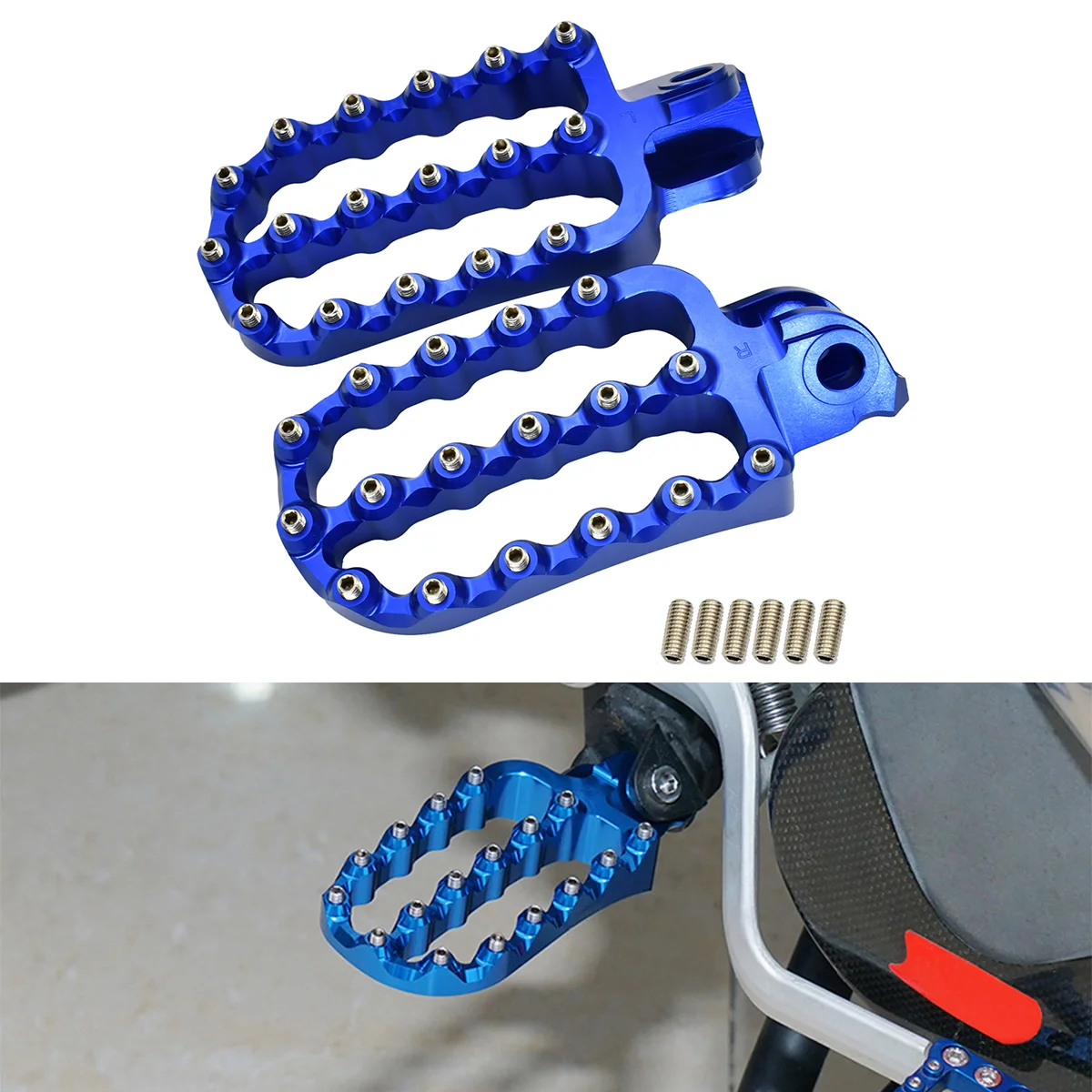 For KTM 690 790 950 990 1090 1190 1290 Super Adventure R Supermoto R T Enduro SMC SMR NEW CNC Forged Foot Pegs Pedals Rests