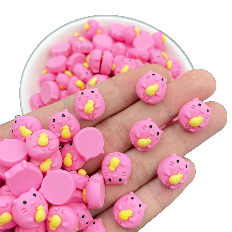20 Pcs New Cute Mini Cartoon Lovely Animal Flat Back Resin Cabochons Scrapbook Diy Party Manicure Hairpin Accessories L02