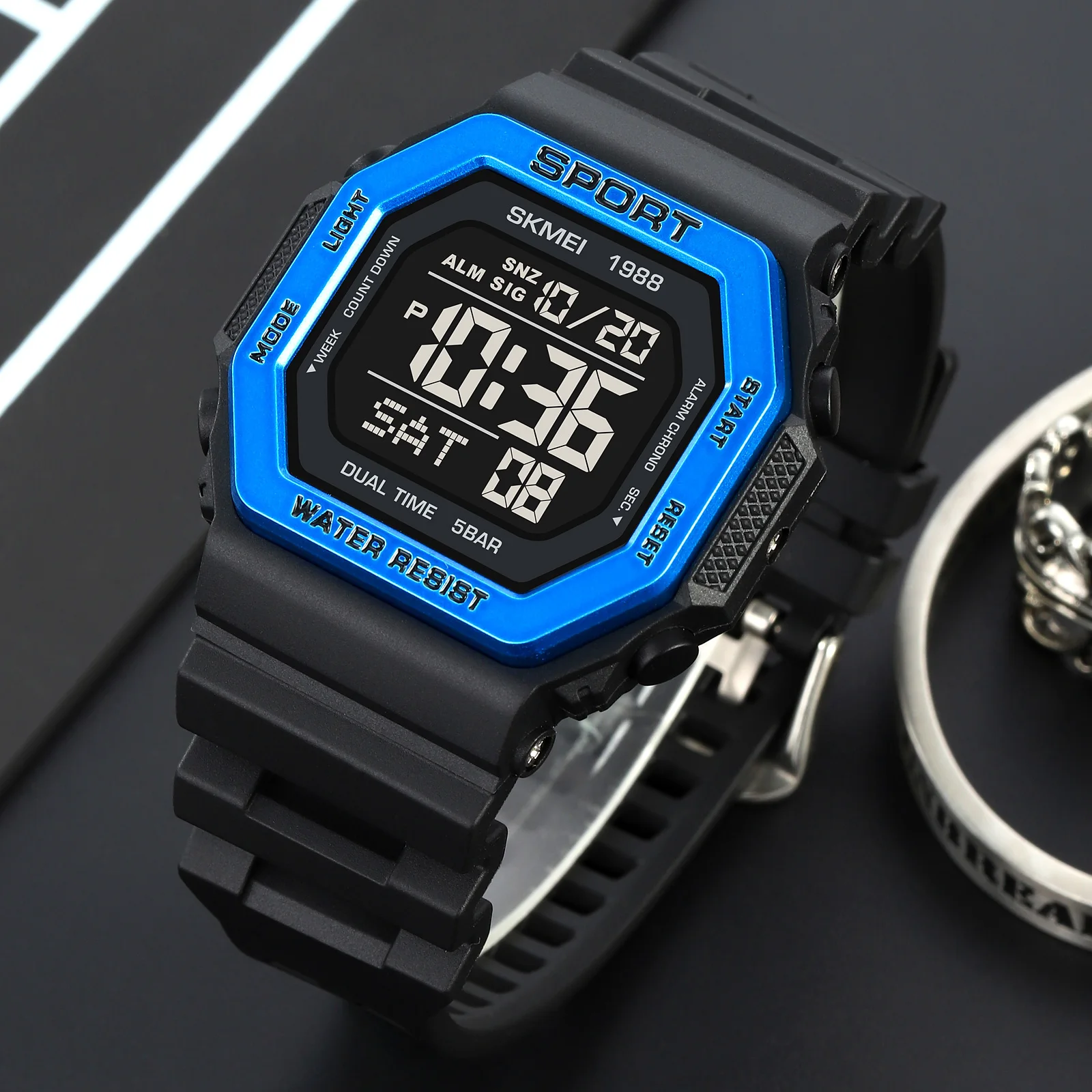 New SKMEI Brand Men Watch Military Multifunction Luminous Digital Wristwatch Students Fashion Army Colorful Sports LED Clock