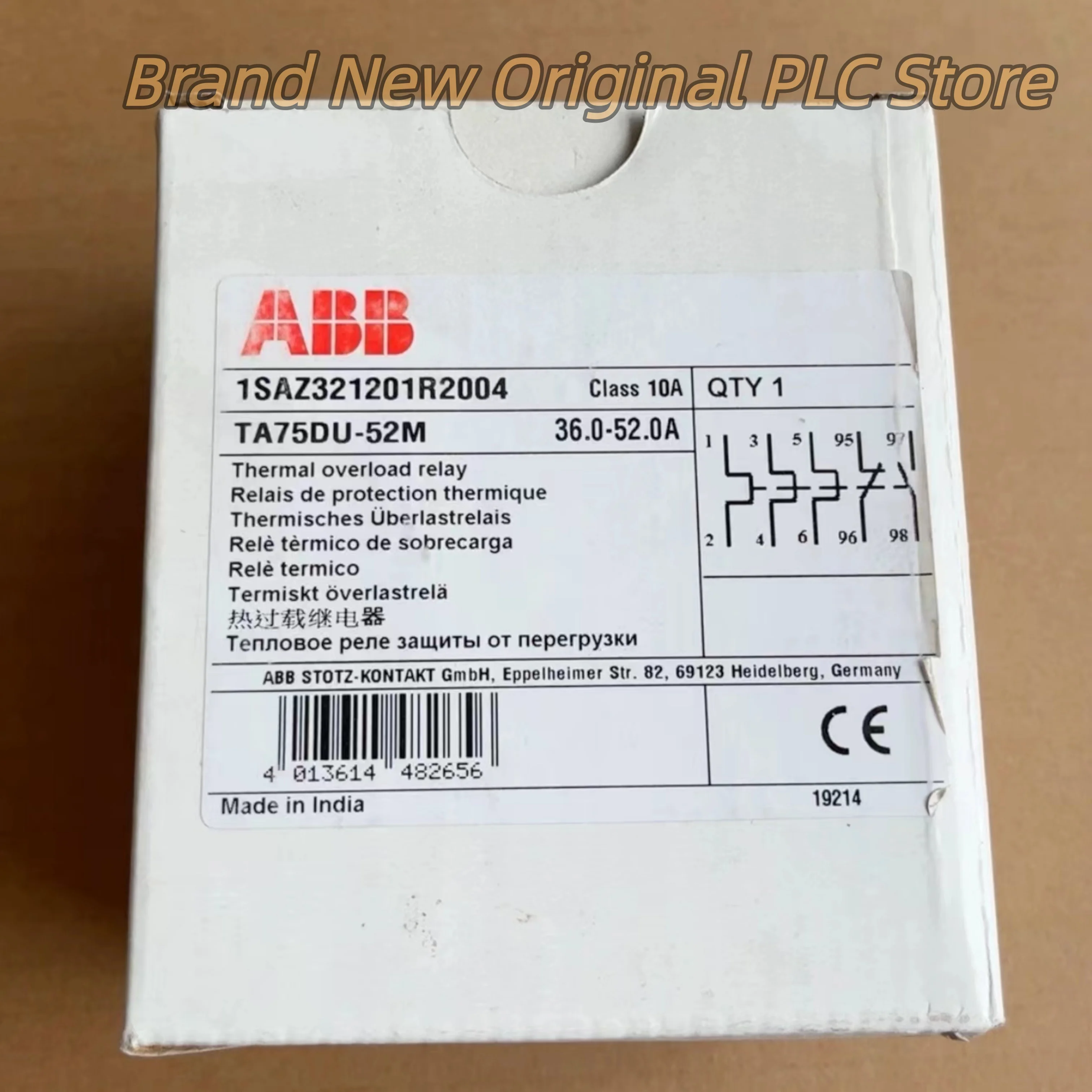 العلامة التجارية الجديدة TA75DU-52M مرحل الحمل الزائد 1SAZ321201R2004