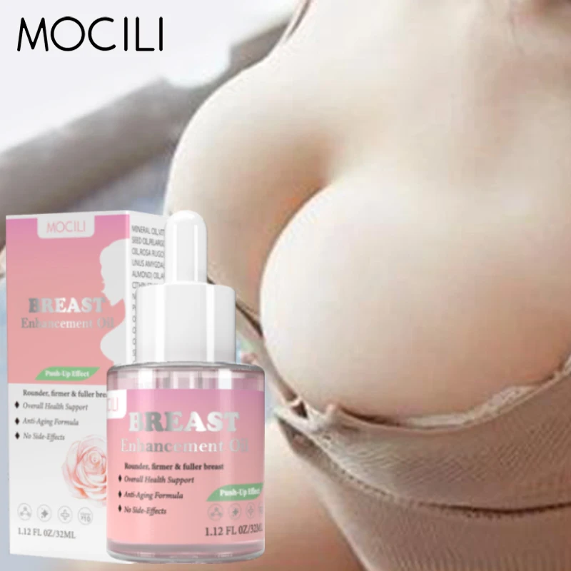 Breast Enhancement Oil Collagen Increases Bust Improves Sagging Tightens Lifts Massage Essence Plump Increase Elasticity 32ml