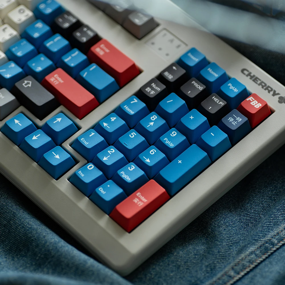 

FBB Keycaps Retro 1018 Style Thermal Sublimation PBT Custom DIY Magnetic Axis Cherry Profile Mechanical Keyboard Keycap