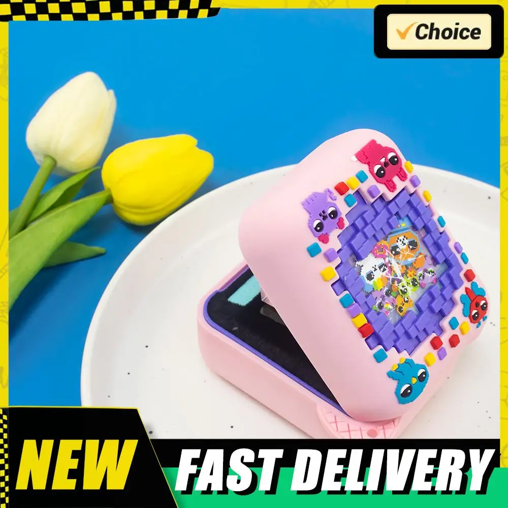 

Силиконовый чехол с 3D животным принтом, дорожный чехол, противоударный, моющийся, с защитой от падения, для Bitzee Digital Pet, интерактивный виртуальный чехол