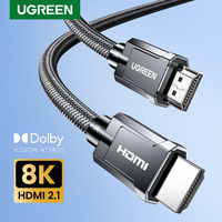 UGREEN 8K HDMI-Compatible Cable for Xiaomi TV Box PS5 Ultra High Speed Certified 8K@60Hz Cable 48Gbps eARC Dolby Vision