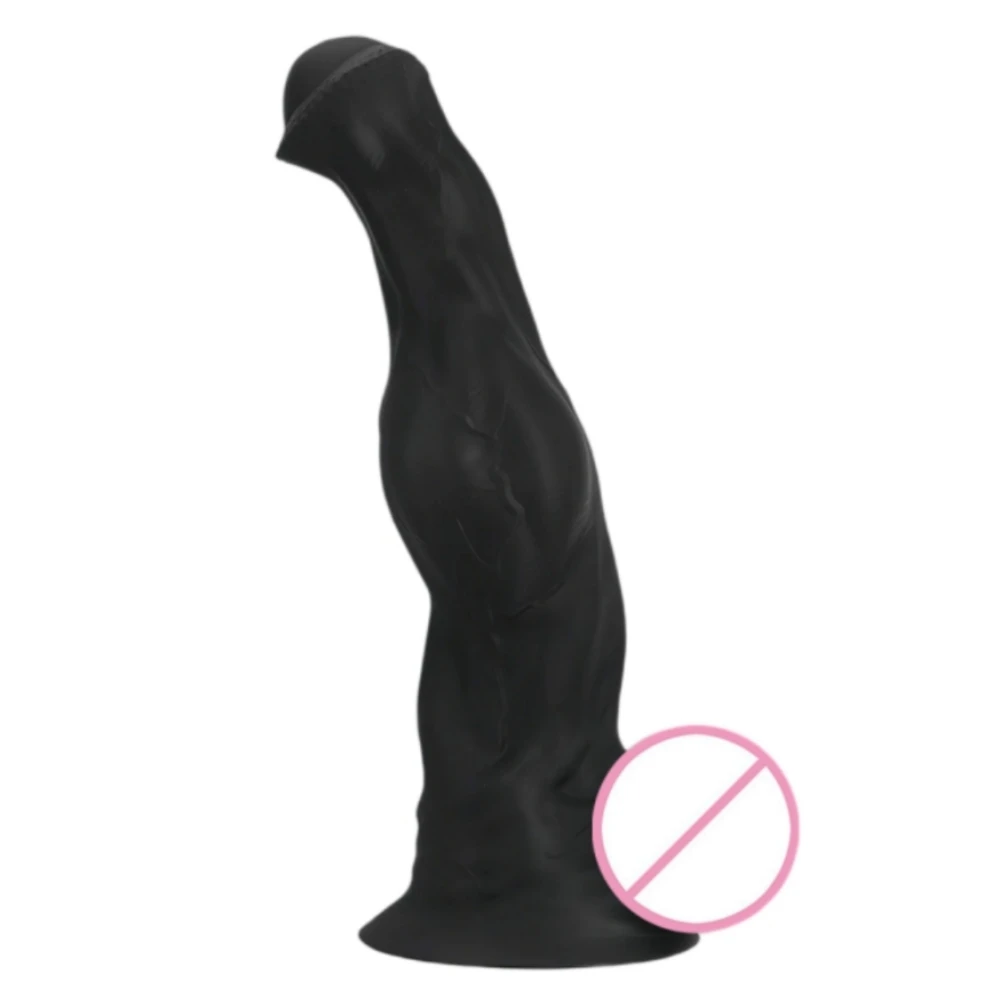 Huge Black Horse Knot Dildo XXL Realistic Animal Big Penis Anal Plug Female Masturbation XXXXL Toys Sex Toy for Women Simulation