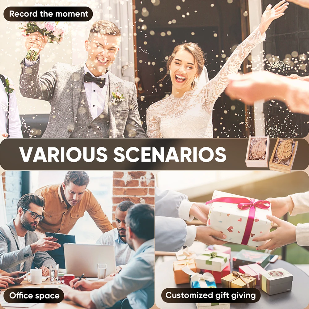 나무 잎 USB 플래시 드라이브, 무료 사용자 정의 로고 펜 드라이브, 64GB 사진 메모리 스틱, 32G 크리에이티브 선물 U 디스크, 128GB, 16GB, 8GB