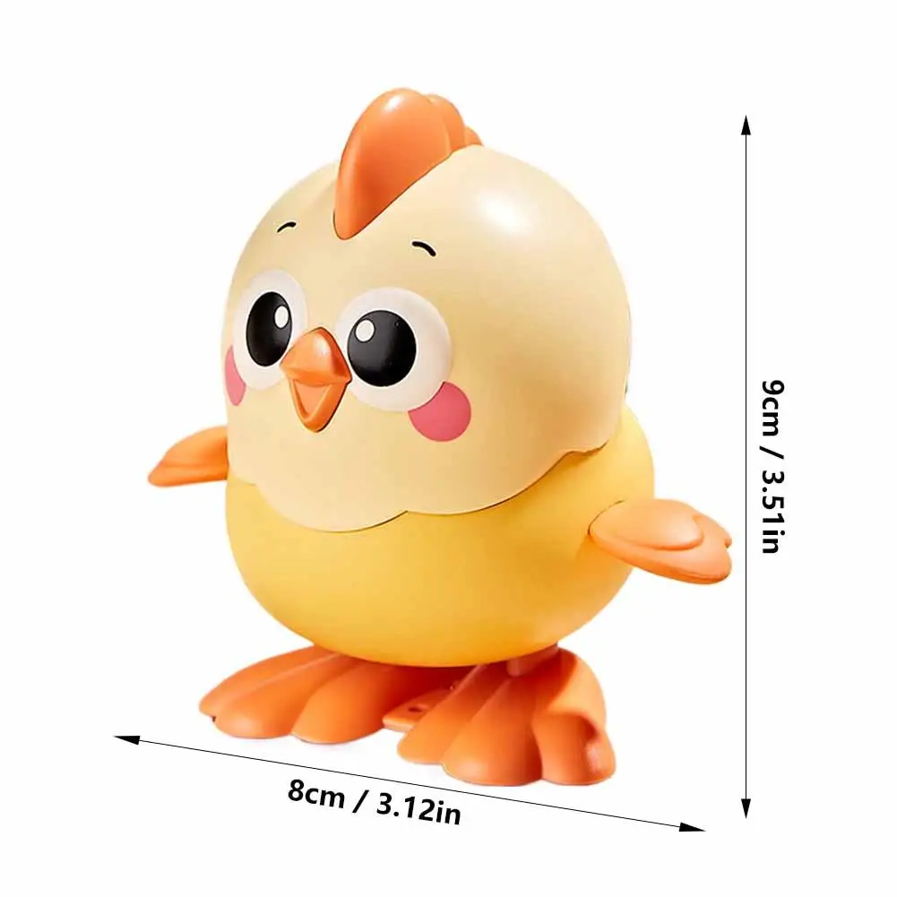 Cute Wind Up Chick Clockwork Toy Chick On Chain Can Walk Cute Animals Chick Clockwork Walking Toys Children Fun Gifts