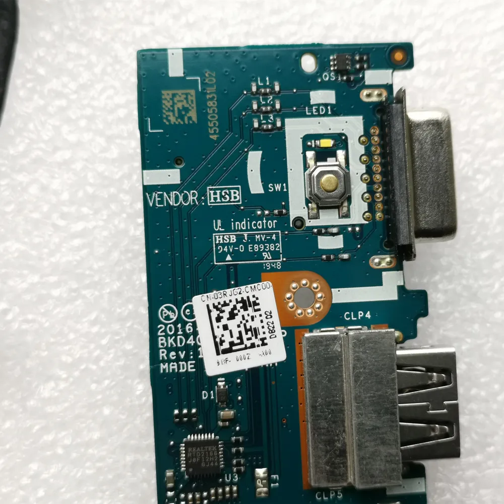 Y Store NEW Original For DELL Vostro 5468 USB SD Reader VGA Power Button Board LS-D822P 03RJG2 3RJG2 100% Tested Fast Ship