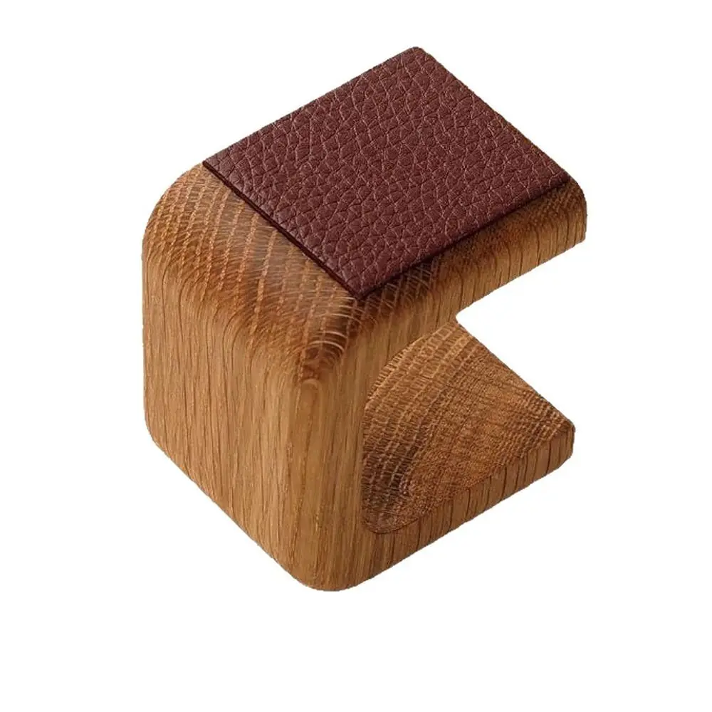 جديد حامل ساعة من الخشب الصلب حامل ساعة ثابت عالمي متعدد الوظائف منظم مجوهرات حامل لسوار حلقة القرط #3