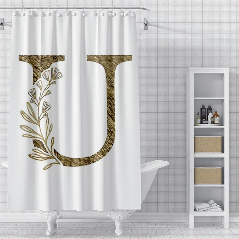 Home decor 26 letter shower curtains for bathroom waterproof fabric bathroom Curtains modern shower curtain 180x200 240x200