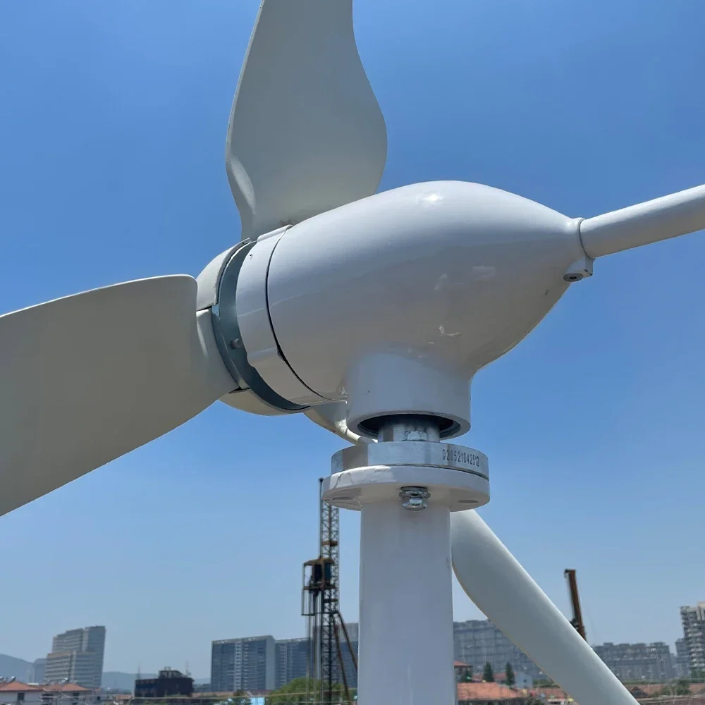 مبيعات المصنع نسخة جديدة محور أفقي توربينات الرياح شفرات كبيرة سرعة الرياح المنخفضة 20KW 30KW 12V 48V 24V الأجهزة المنزلية #2