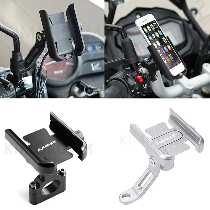 

Для YAMAHA NMAX155 NMAX 125 NMAX 150 N-MAX 155 N-MAX 125 150 Высококачественный держатель для телефона на мотоцикле, ручка, зеркальный держатель для телефона с GPS
