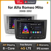 Junsun Wireless CarPlay Android Auto Car Radio Multimedia For Alfa Romeo Mito 2008 2009 2011 2012 GPS Intelligent Systems BT