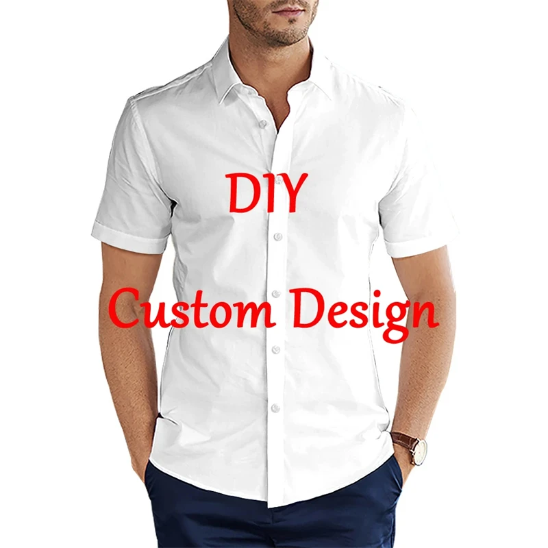 Personalized Custom 3D Printed T Shirt For Men Clothes DIY Design Beach Shorts Shirt Customized Polo Shirts Tank Tops Wholesale