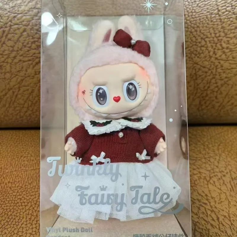 Labubu Mokoko Sparkling Fairy Tale Limited Edition Christmas Series Blind Box Vinyl Plush Pendant Trendy Play Surprise Gift