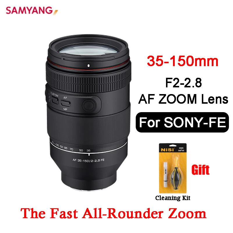 SAMYANG 35-150mm F2-2.8 AF ZOOM Lens Auto Focus FE Lens for SONY FE Mount Cameras A7III A7 IV A7SIII 35mm/50mm/85mm/135mm/150mm