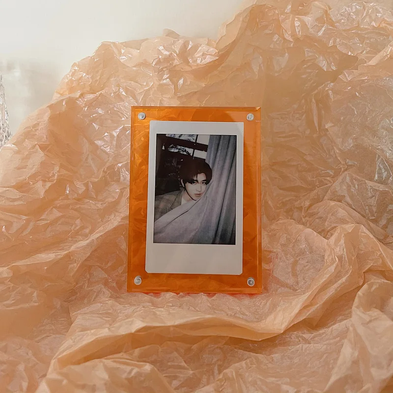 3 Inch Photo Frame Acrylic Strong Magnetic Double-Sided Transparent For Fujifilm Instax Film 12 11 8 7 90 evo Picture Decorate view 4