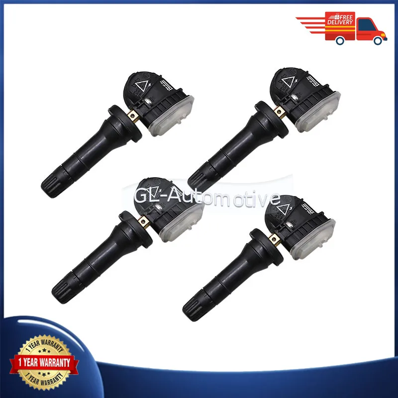 Set of (4) TPMS Sensor Tire Pressure Sensor For Opel Antara Mokka Cadillac CT4 CT6 XT5 JAC J7 13540602 13522629 433MHZ