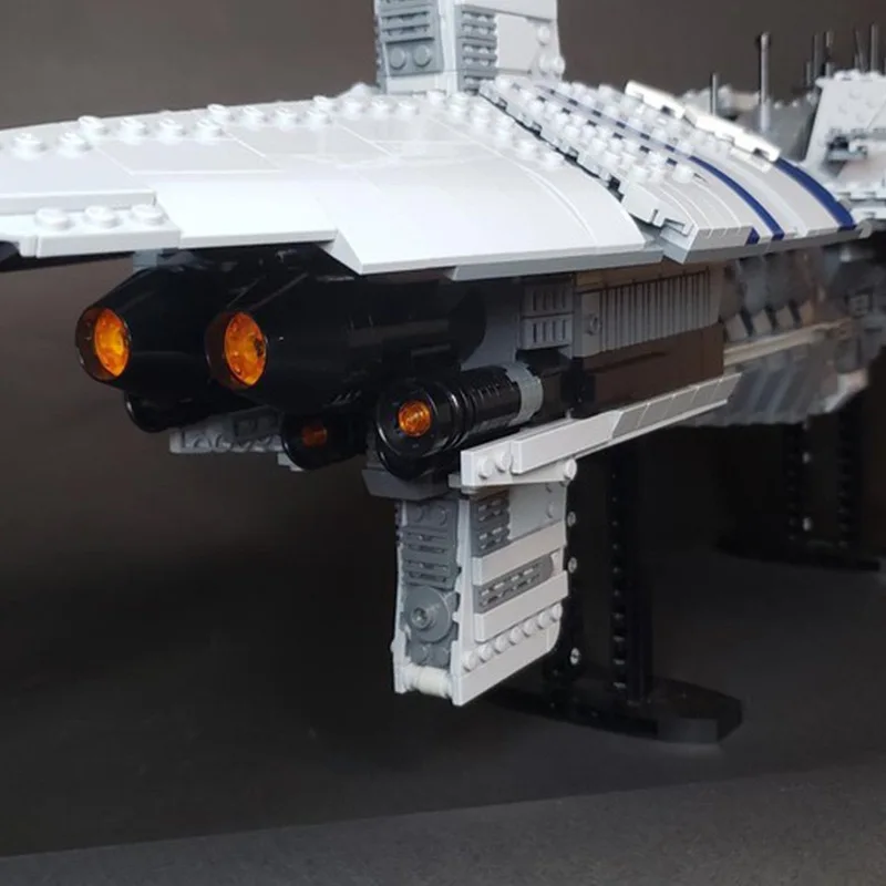 MOC Galactic Class Star Fühlte Bausteine Sci-Fi Kriegsschiff Modell Kit Erwachsene Epic Raumschiff DIY Puzzle Ziegel Spielzeug Kind Geschenke