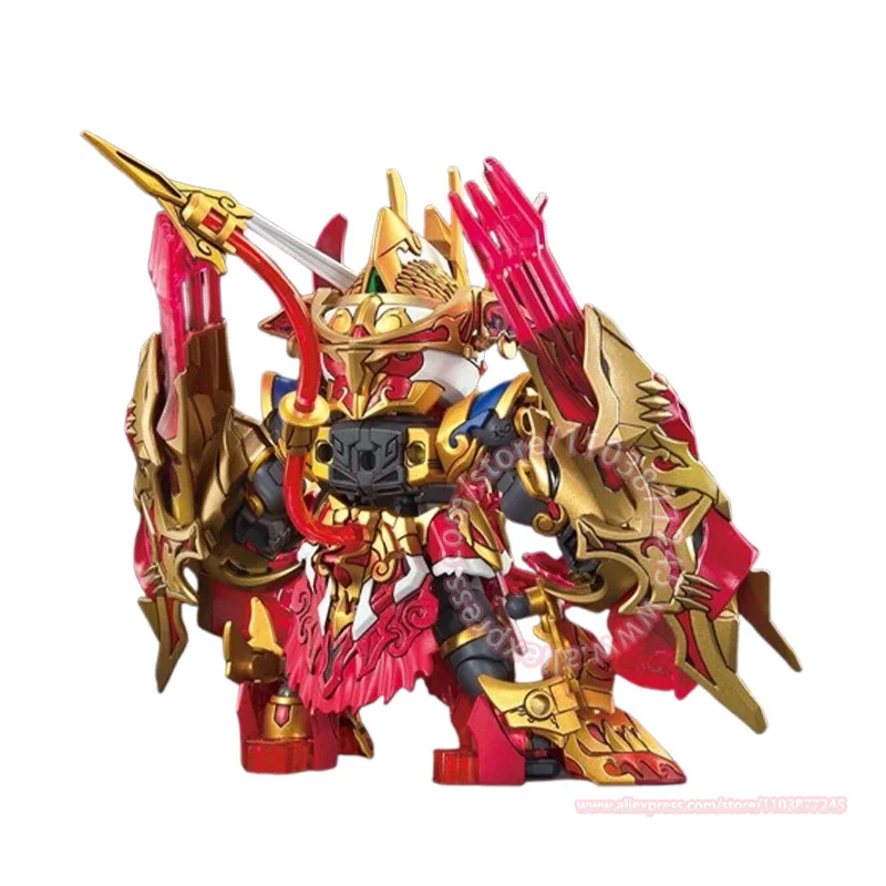 BANDAI SDW HEROES WUKONG IMPULSE GUNDAM DX SET BB Warrior versión Q modelo colección adornos periféricos de animación ensamblados