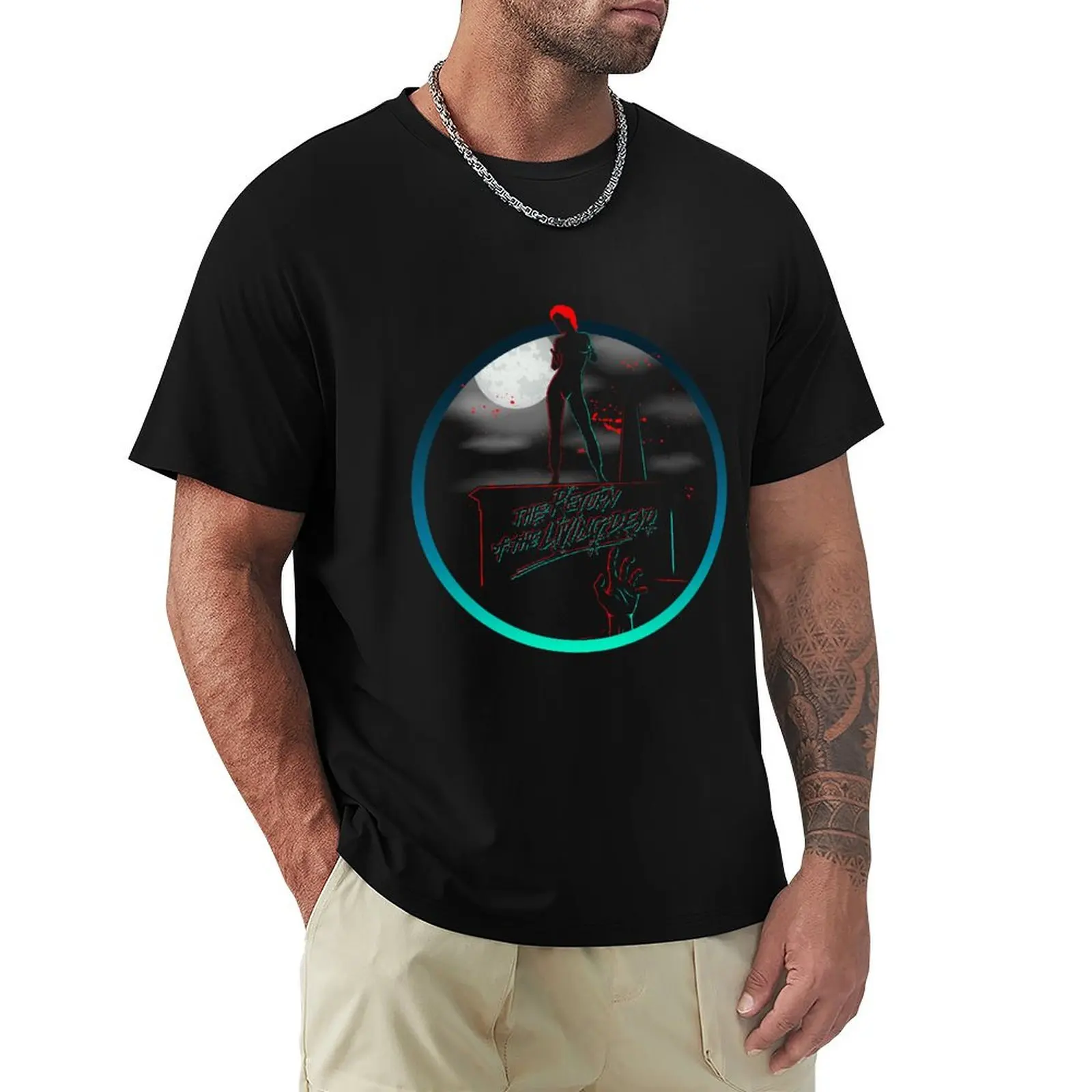 Trash Return of the Living Dead Linnea Quigley Tombstone T-Shirt Festival Short Sleeve T-Shirt