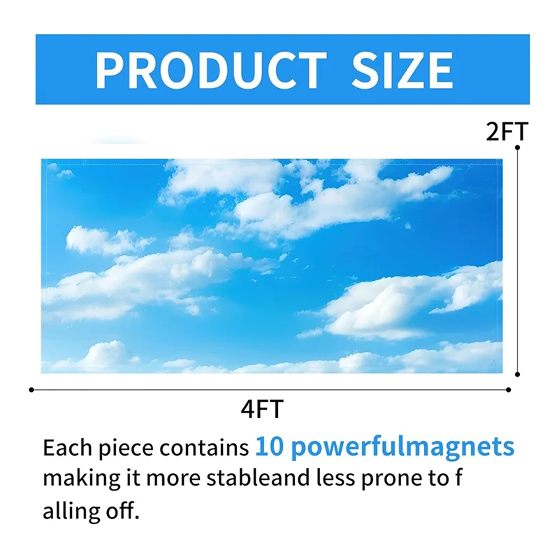 4 шт. люминесцентные чехлы для светильников, чехлы для потолочных светильников в классе, магнитные световые фильтры для офиса-AA25