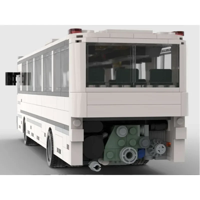 MOC 1173 قطعة الناقل 256.22V1 حافلات المدينة نموذج لتقوم بها بنفسك اللبنات التراص الطوب ألعاب تعليمية إبداعية هدية طفل