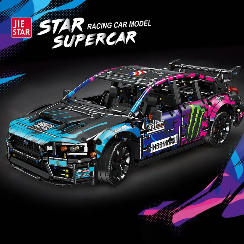 IN STOCK 2978pcs MOC Technical WRX STI Sports Car Building Blocks Model Supercar Bricks Toys for Children Birthday Gift Set