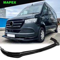 For 2019-2024 Mercedes Sprinter 2500 3500XD W907 W910 Front Bumper Splitter Lip Black