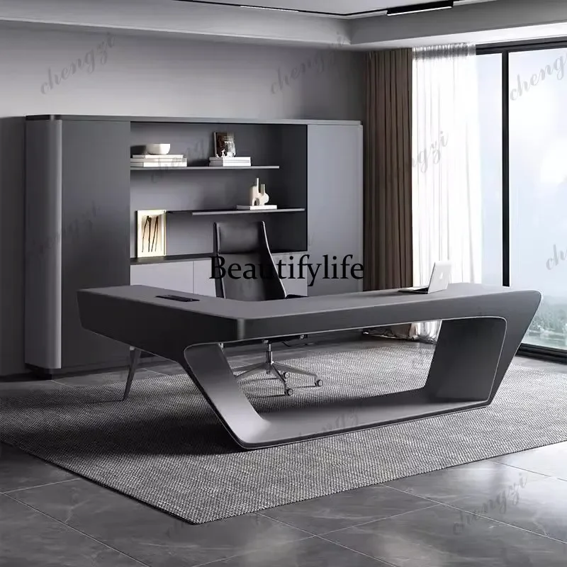 PPP  Stationary Strong Executive Desk Manager Designer Modern Writing Computer Table Study Home Silla De Escritorio Office Furni