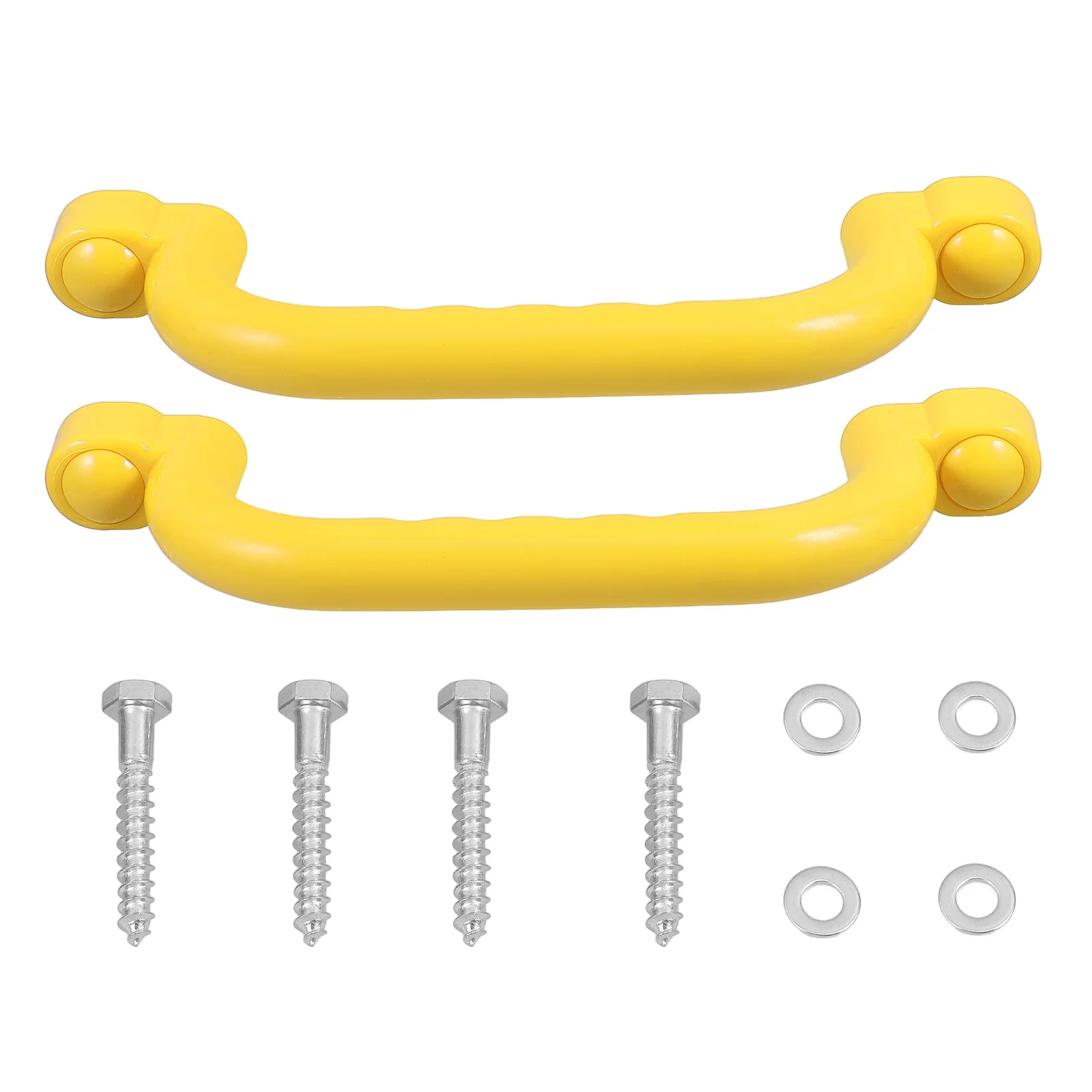 2Pcs Non-Slip Playground Safety Handles Plastic Kids Grab for Climbing Frames Treehouse Swing Frame Outdoor Playground Handles