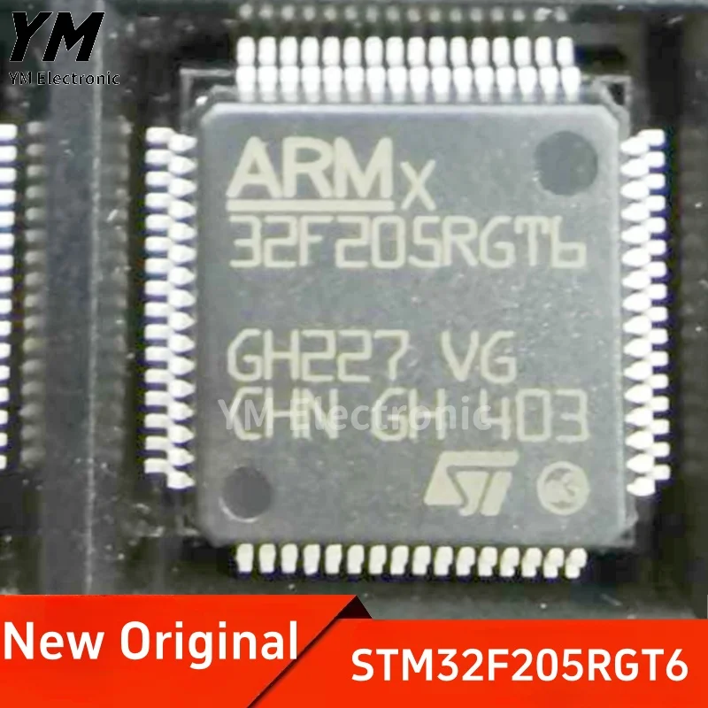 

New Original STM32F205RGT6 LQFP-64 ARM Cortex-M3 32-bit Microcontroller MCU