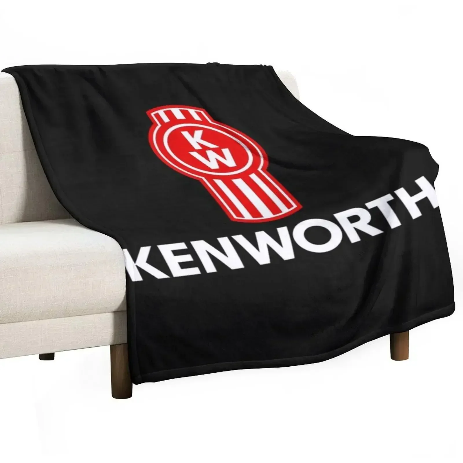 Kenworth Trucks Throw Blanket Cozy Throw Blanket for Bed Sofa Chair