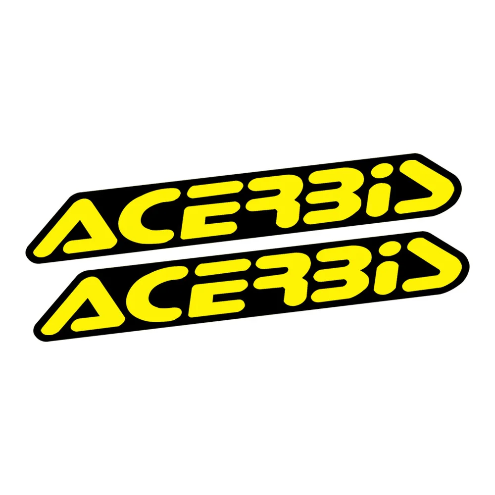Reflective Motorcycle Rider Gear Sticker Set 2PCS Waterproof Vinyl Decal Scratch Resistant 2D Flat Moto Bike Decor